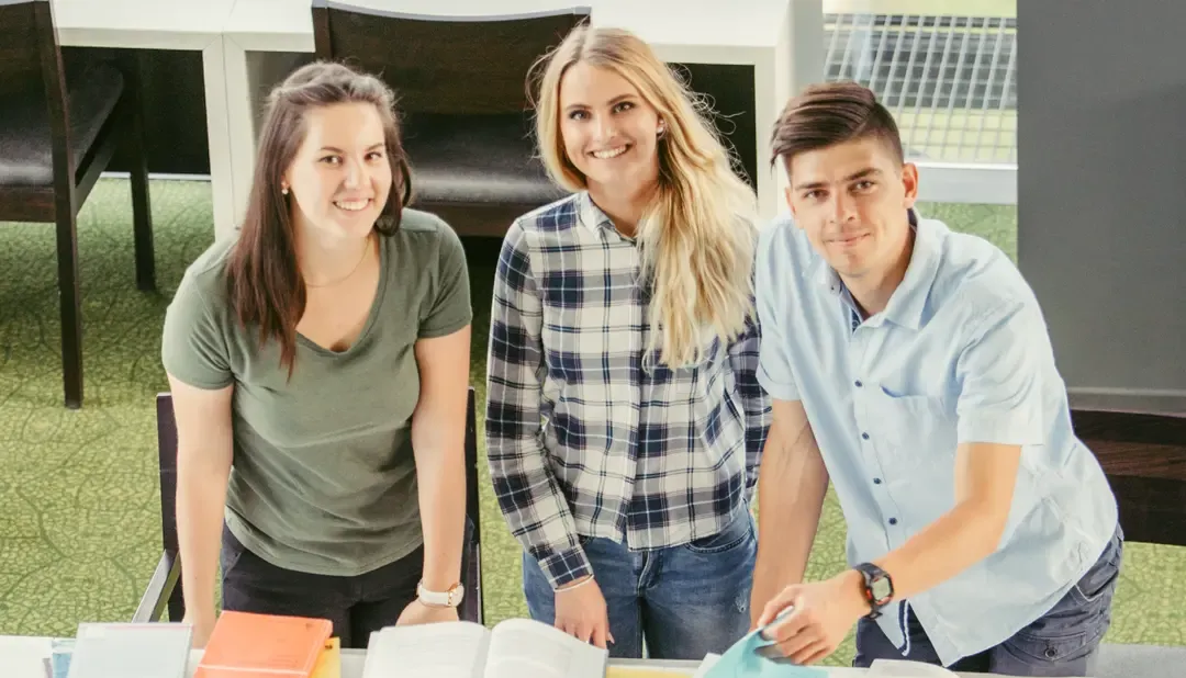Students on campus